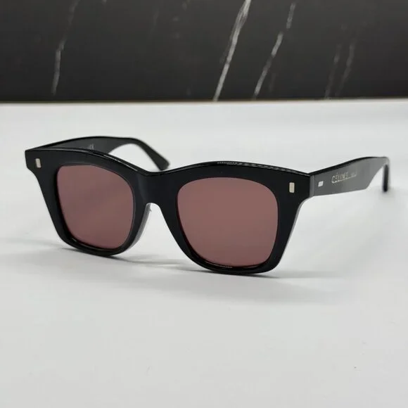 NEW CL40057F 01Y CELINE WOMEN SUNGLASSES BLACK PURPLE  display picture 2